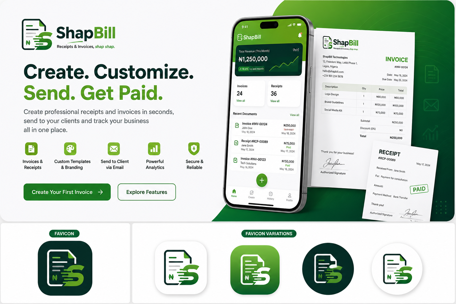ShapBill product interface